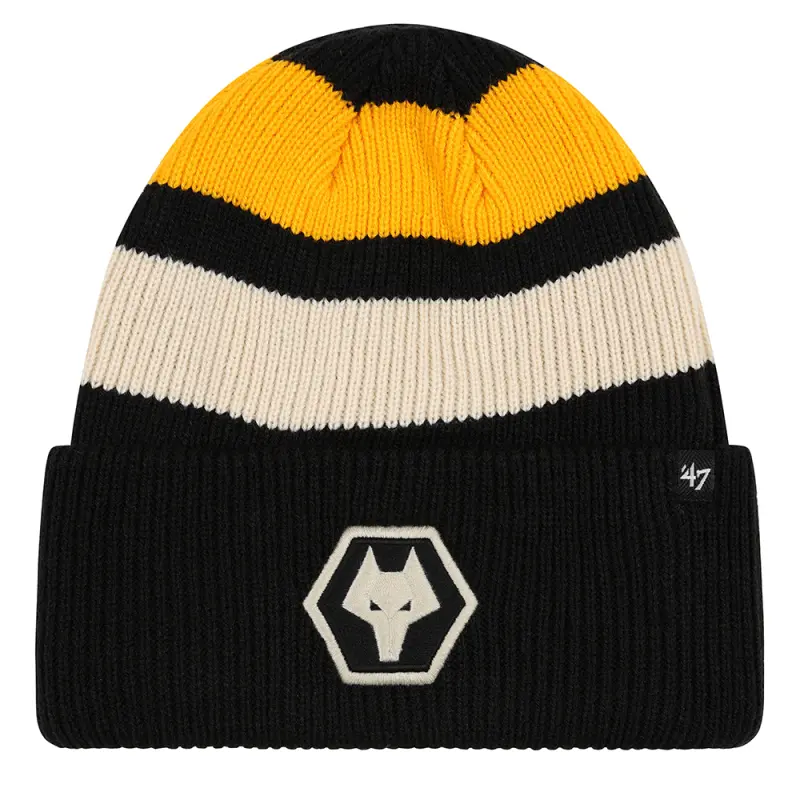 Wolverhampton Wanderers Shirt Store | Clubhouse Jennings ’47 Knit Cuff – Black Collection Wolverhampton Wanderers Official Gear